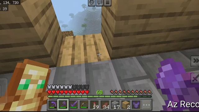 Строю вышку для элитр в майнкрафте|Денис Майнкрафт|