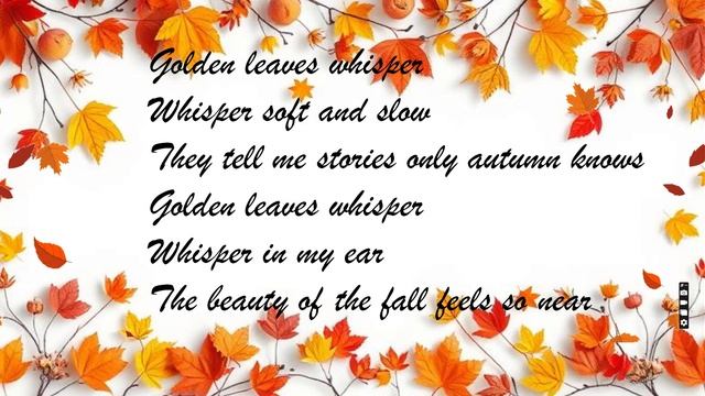 Golden leaves - песня об осени смотреть онлайн