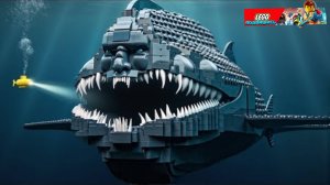 Водный ужас Рыба с человеческим  лицом Lego Талассофобия Жуткое существо, скрывающееся в океане