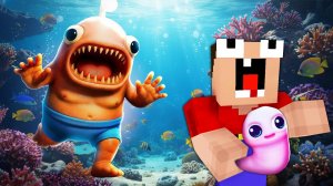 ГИГАНТСКИЙ РЫБА-МОНСТР ВЫШЕЛ НА ОХОТУ! ROBLOX 2 НУБА И ДЕВУШКА ПРО