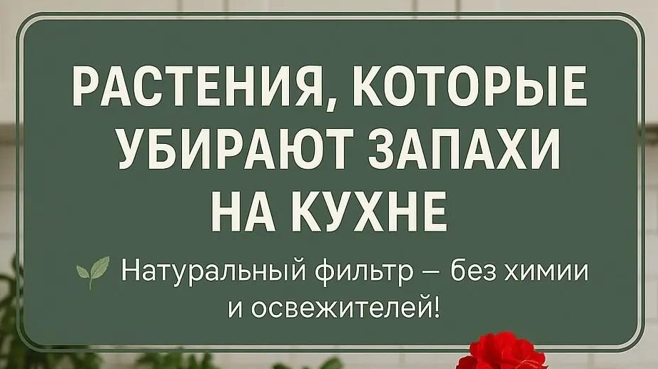 РАСТЕНИЯ, КОТОРЫЕ УБИРАЮТ ЗАПАХИ НА КУХНЕ. натуральный фильтр - без химии и освежителей смотреть онлайн