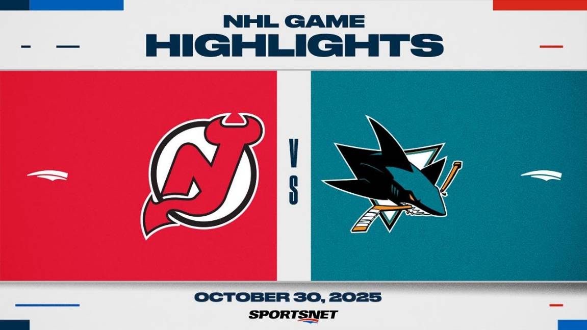 NHL Highlights ｜ Devils vs. Sharks - October 30, 2025 смотреть онлайн