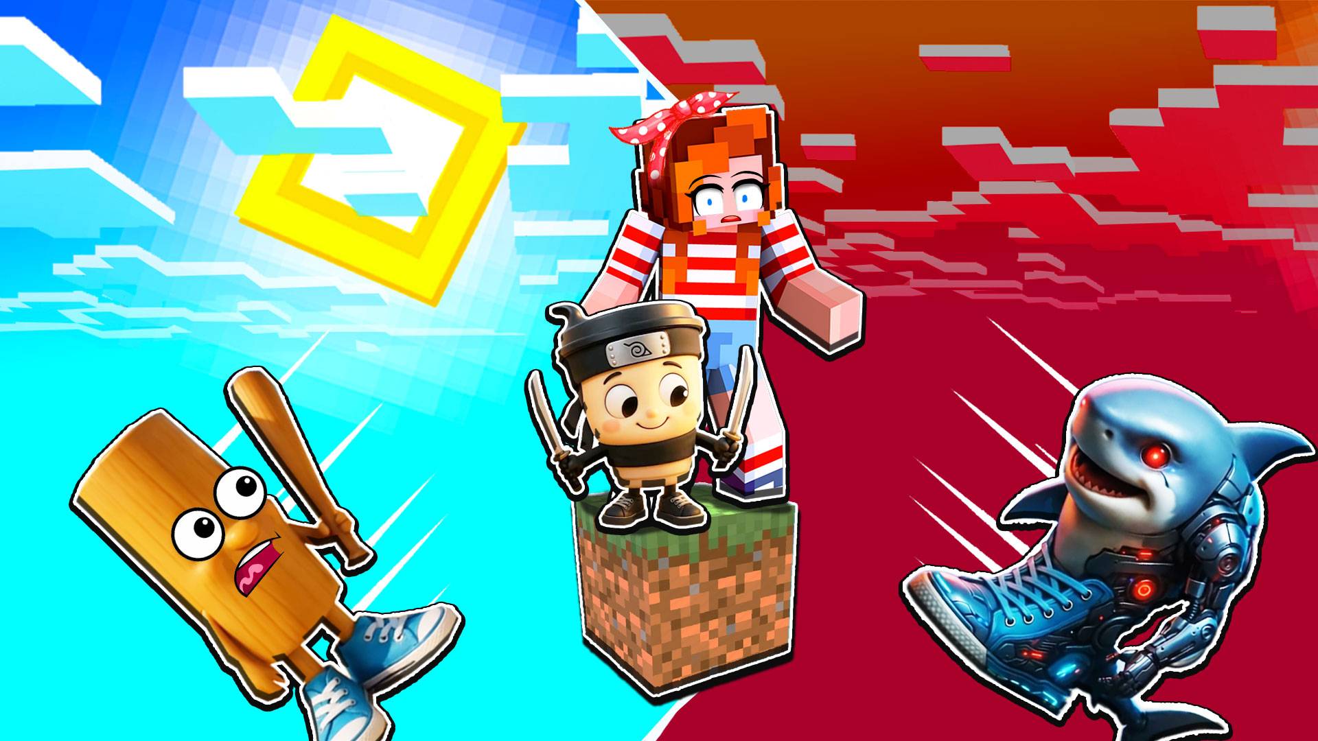 ВЫЖИВАНИЕ на ОДНОМ БЛОКЕ с БЕЙБИ МЕМАМИ МАЙНКРАФТ! смотреть онлайн