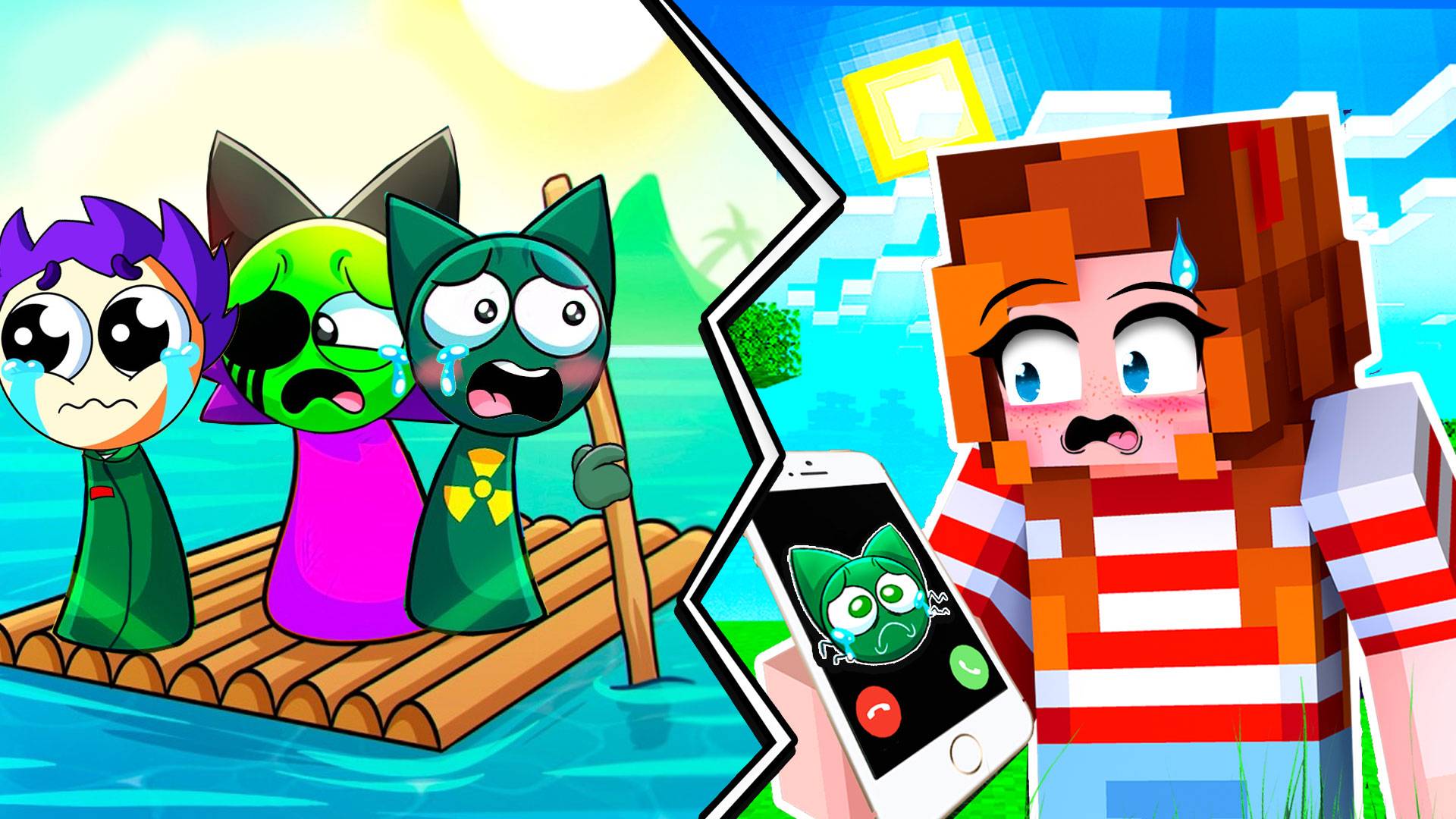 МНЕ ПОЗВОНИЛИ НОВЫЕ СПРУНКИ ❗️ ТАНОС, КИСЛОТНЫЙ И ТОКСИК В МАЙНКРАФТ ❗️ ЧТО СЛУЧИЛОСЬ ❓ смотреть онлайн