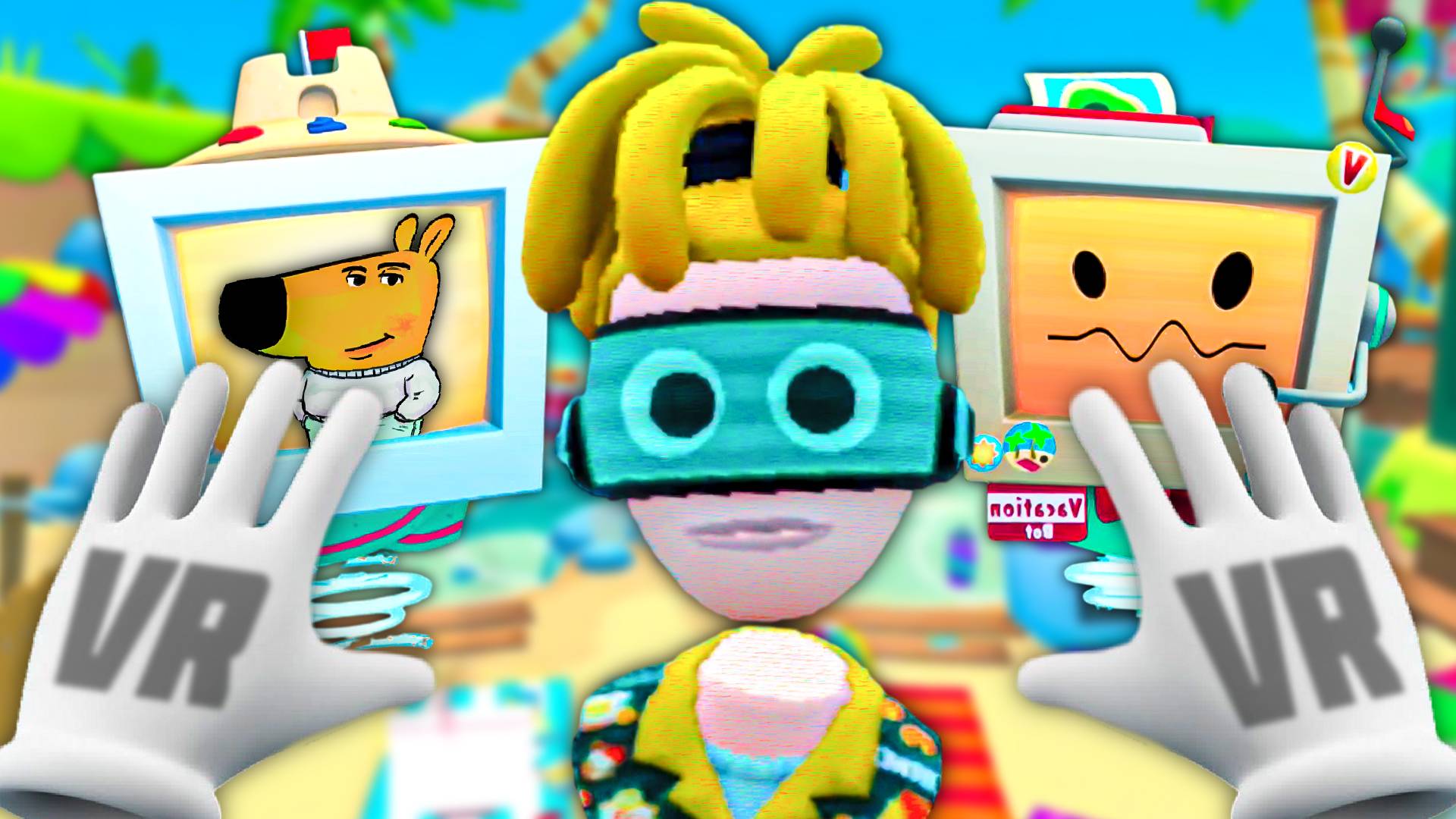 Я ПРОСТО ЧИЛЛОВЫЙ ПАРЕНЬ В VR 🏖️- Vacation Simulator смотреть онлайн