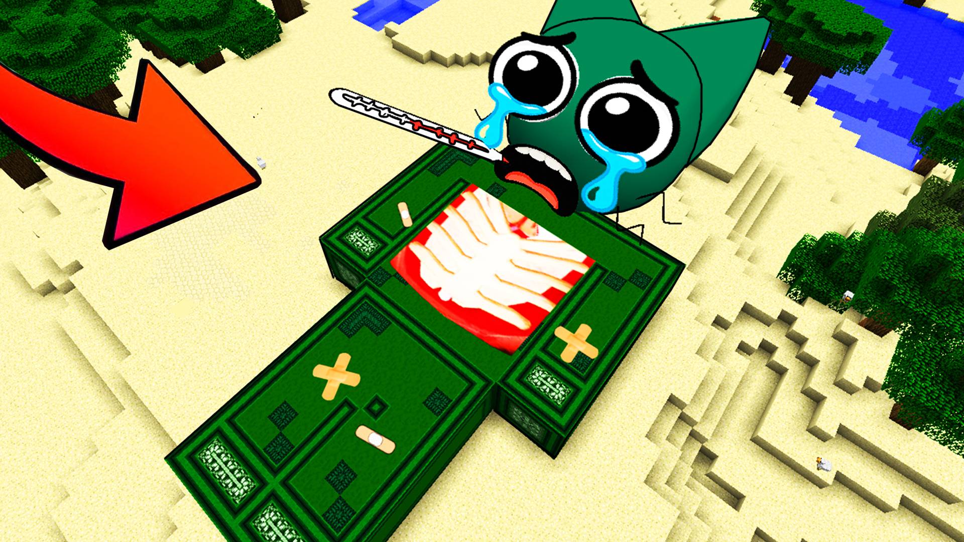 СПРУНКИ ЗАБОЛЕЛ И ЕМУ НУЖНА ОПЕРАЦИЯ В МАЙНКРАФТ смотреть онлайн