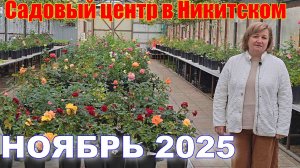 Что происходит в садовом центре в ноябре 2025 г?