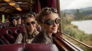 Epic Steampunk Train Journey