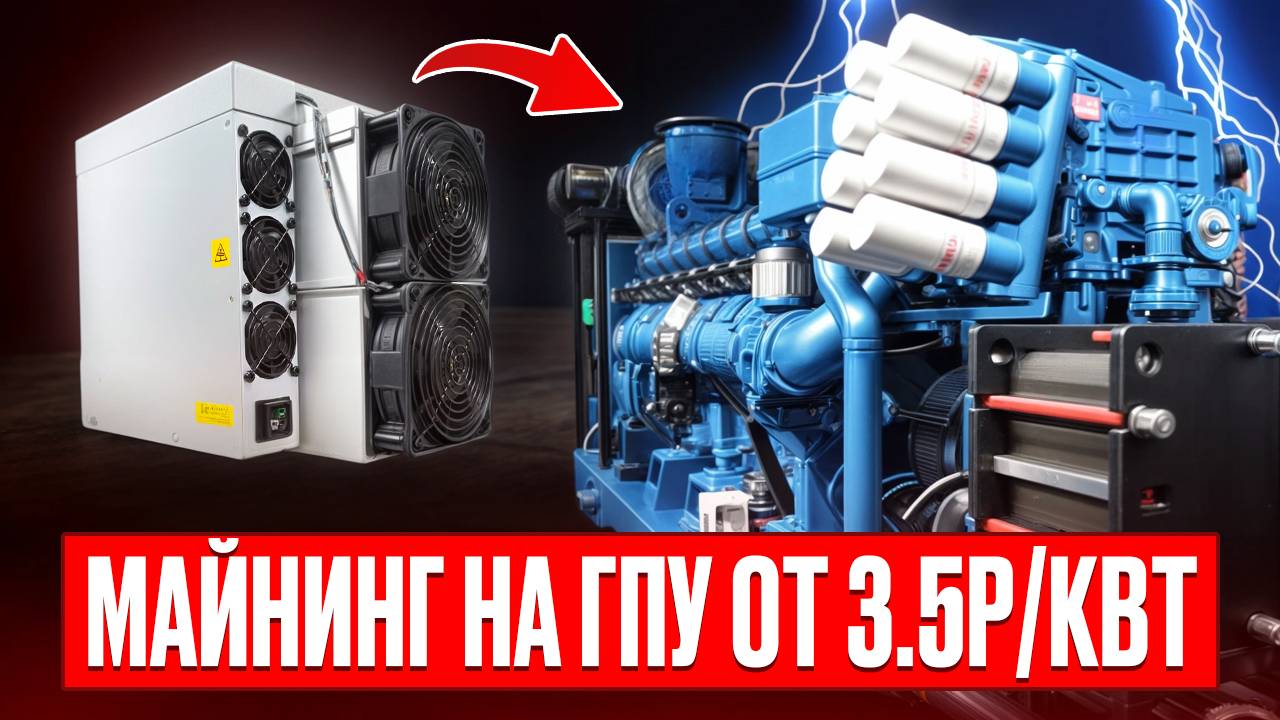 Будущее майнинга в России — за газом. Почему? Смотрите обзор с выставки смотреть онлайн