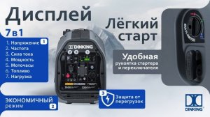 Dinking инверторный генератор DK3500iC