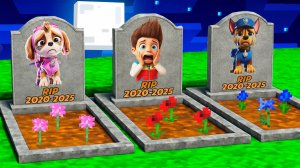 😭 КАК ВОСКРЕСИТЬ ЩЕНЯЧИЙ ПАТРУЛЬ В МАЙНКРАФТ