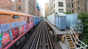 🚂 4К SmartTV ➤ Метро Чикаго! Прокатитесь по фиолетовой ветке, в режиме реального времени (2025)!