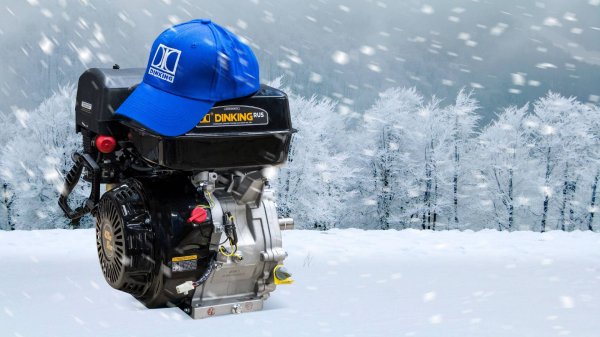 Бензиновый двигатель Dinking DK190F-S с зимним стартом