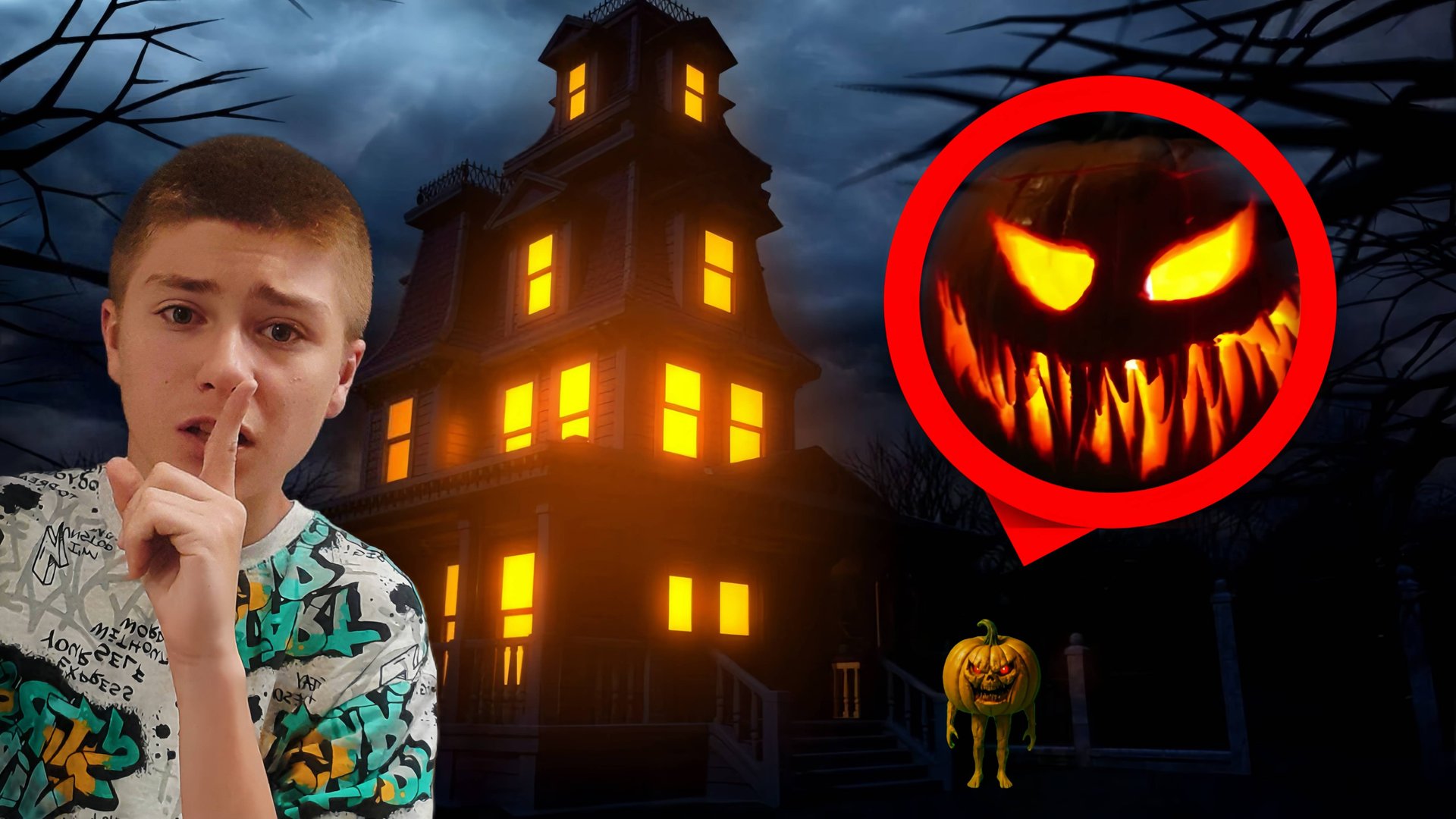 МЫ ОЖИВИЛИ ТЫКВУ НА ХЭЛЛОУИН ! *зря мы это затеяли*