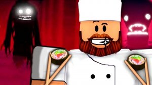 СКАРИ СУШИ 😱 Страшные суши ( роблокс )