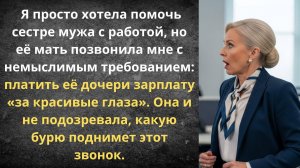 Устроила родню к себе на работу | Истории из жизни