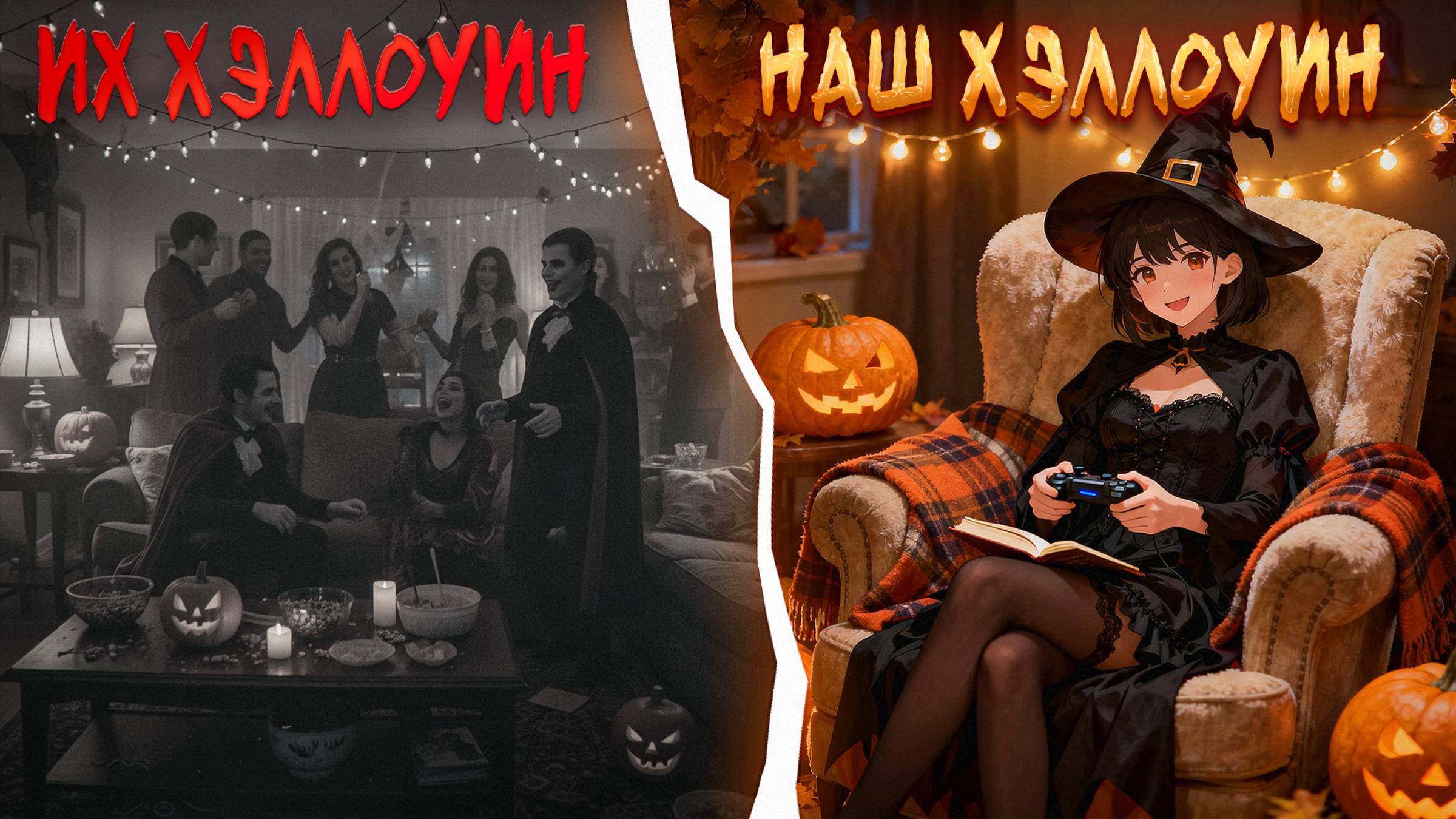 10 Способов Провести Хэллоуин ДОМА, если ты ИНТРОВЕРТ (И Ненавидишь Вечеринки)