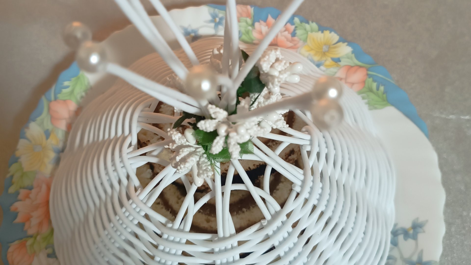 Крышка из ротанга для новичков на шаблоне для ажурного плетения. Плетем крышку смотреть онлайн