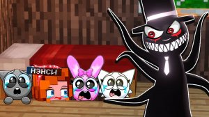 😱 Я СПРЯТАЛАСЬ ПОД КРОВАТЬЮ от EXE СПРУНКИ В МАЙНКРАФТ