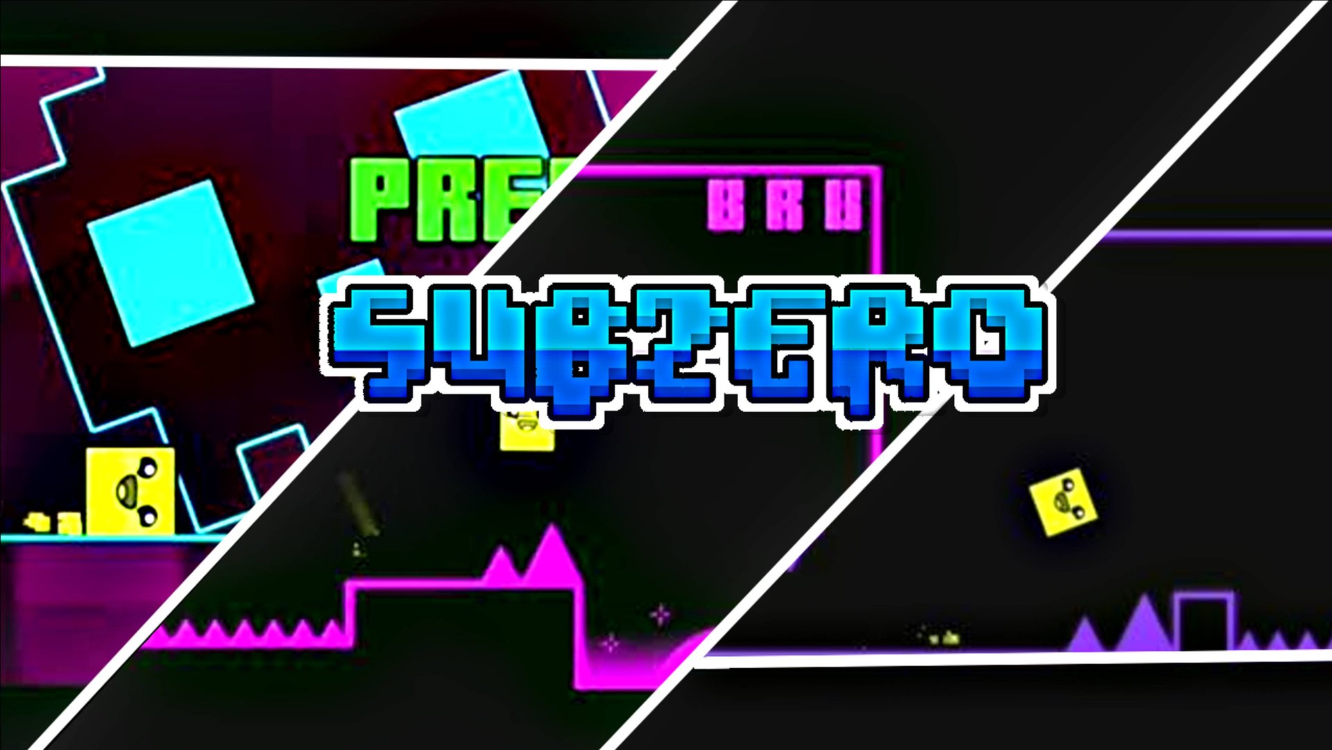 ВЕСЬ Geometry Dash SubZero на 3 Монетки! смотреть онлайн