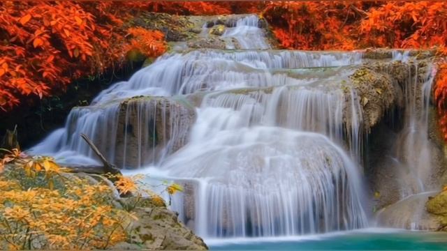 Водопады.Релакс.Водопады созданы в двух нейросетях. смотреть онлайн