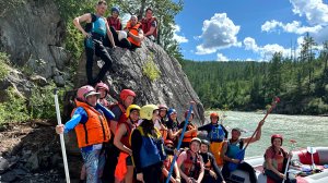 Корпоратив сплав по Верхнему Иркуту