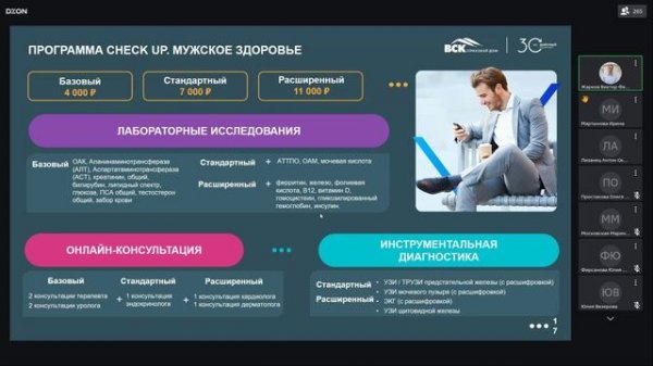 Продукт "Мини ДМС и Check-up" Часть 4