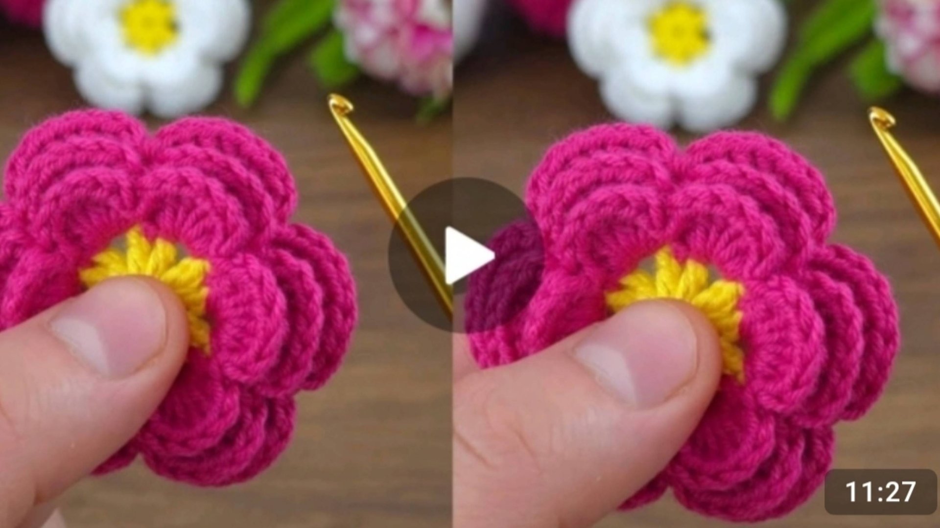 Шикарный цветочек крючком😍 #все_в_жизни_связано #вязаниекрючком #всевжизнисвязано смотреть онлайн