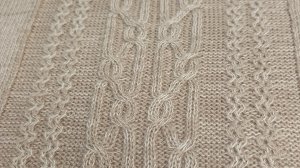 Узор №1 на двухфонтурной вязальной машине
