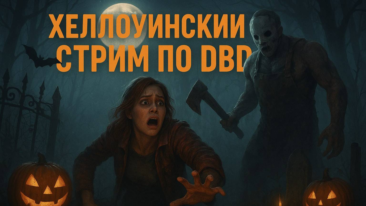 🎃 Хеллоуинский стрим по Dead By Daylight. Ночь на выживание!  🎮