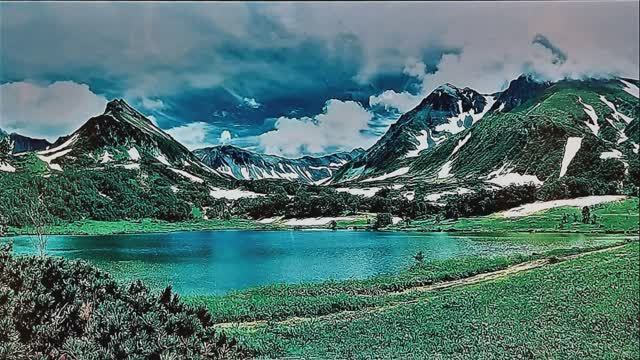 Камчатка, потухший вулкан Вачкажец смотреть онлайн