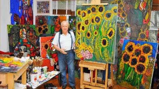 Волшебные подсолнухи великого Церетели. смотреть онлайн