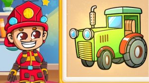 Влад и Никита. Пазлы. Мультфильм игра