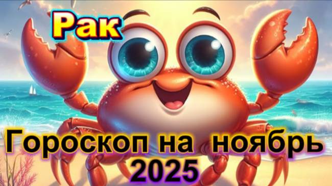Рак! Гороскоп на ноябрь 2025 года! смотреть онлайн