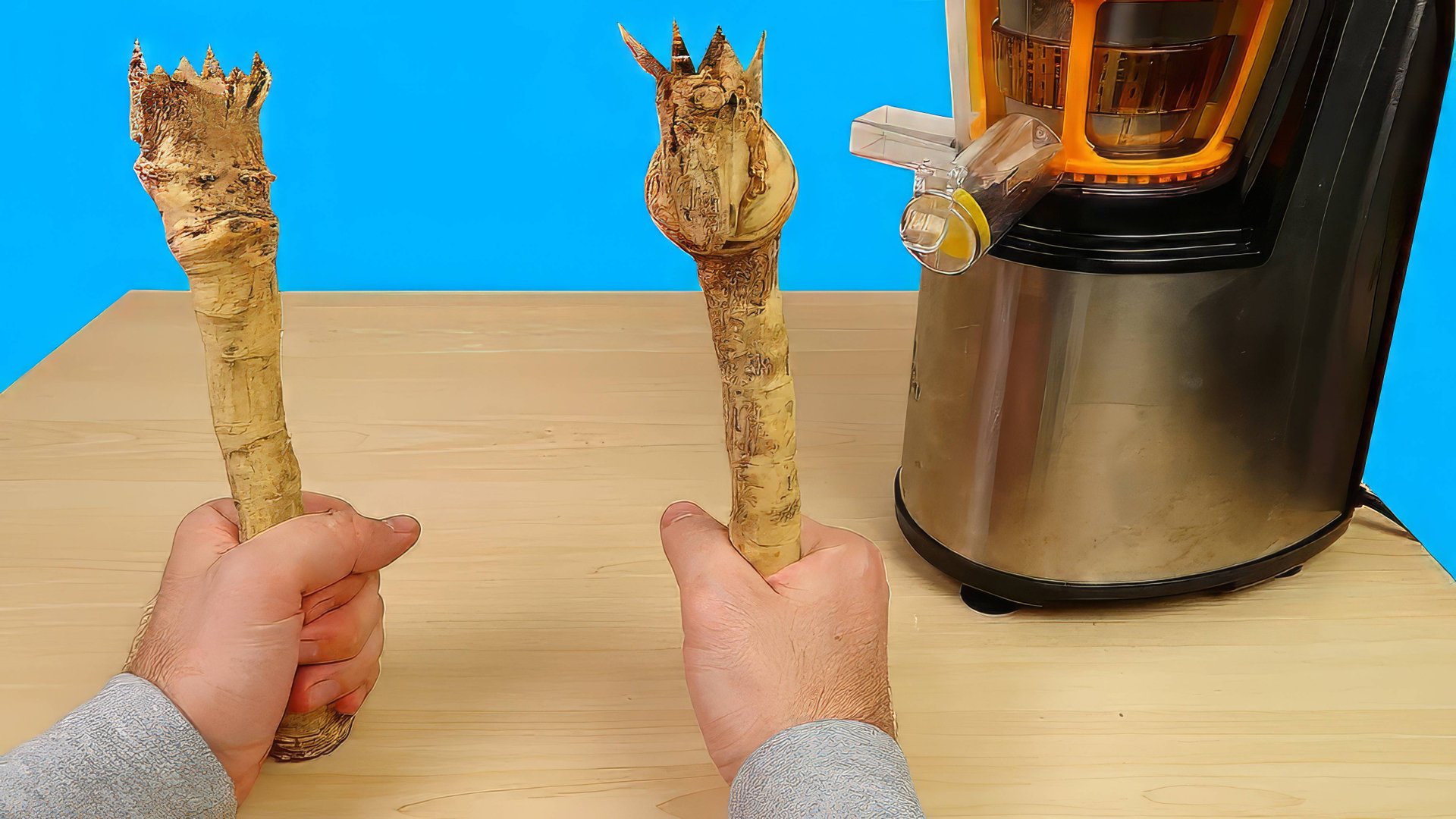 Сок из Хрена и Редьки! Муравьи испугались его! Бедная соковыжималка! alex boyko смотреть онлайн