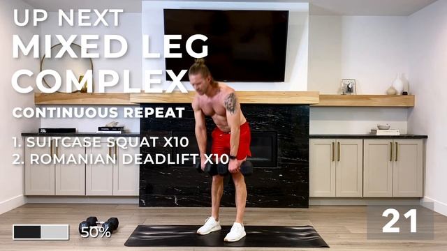 40-минутная УБИЙСТВЕННАЯ ТРЕНИРОВКА НОГ дома + Abs With Weights