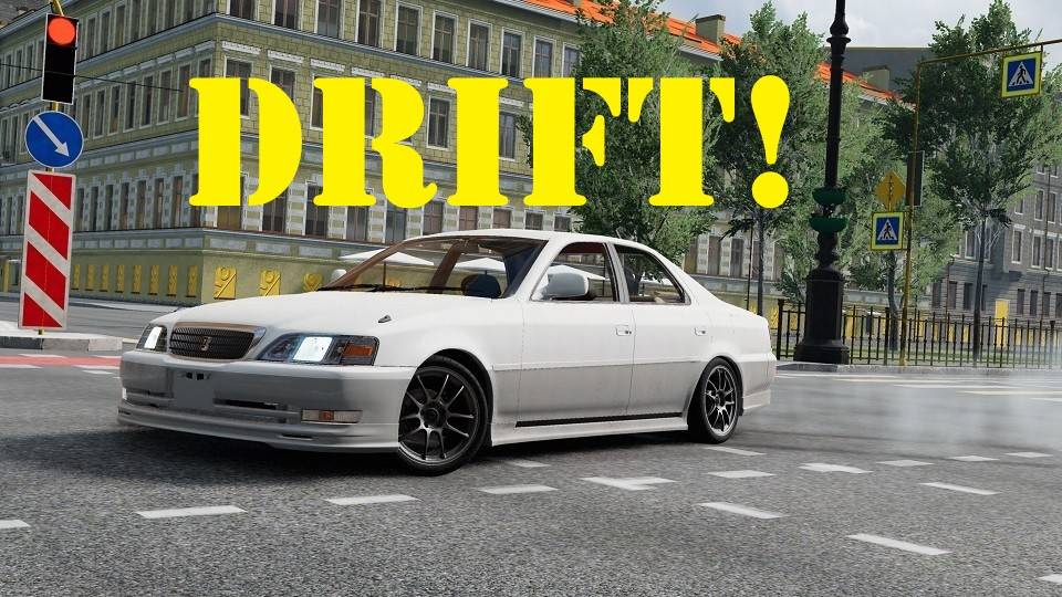 Дрифт на Toyota Cresta в BeamNG.Drive!