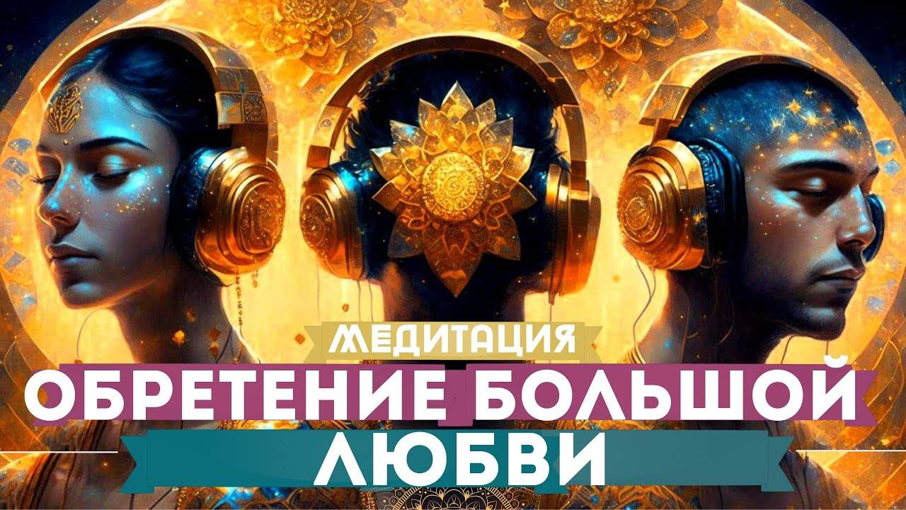 МЕДИТАЦИЯ ОБРЕТЕНИЕ БОЛЬШОЙ ЛЮБВИ. РАСКРЫТИЕ ВНУТРЕННЕГО ИСТОЧНИКА. смотреть онлайн