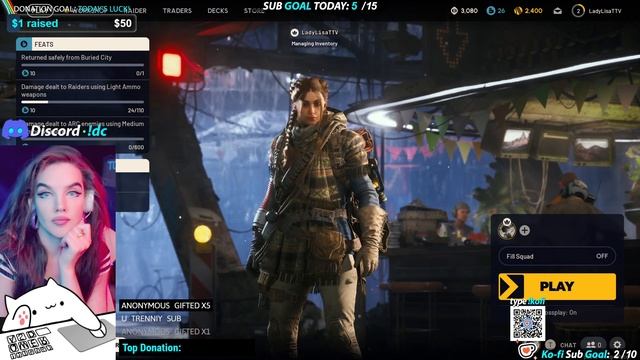 660 Twitch VOD - ARC Raiders / Star wARC Raiders one laf ♡ !boosty