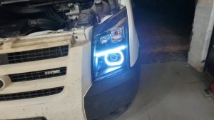 Ford transit 6 2008.
Тюнинг фар.