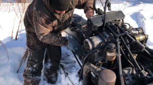 Буран с двс от ваз 2109 оборвало ремень грм.