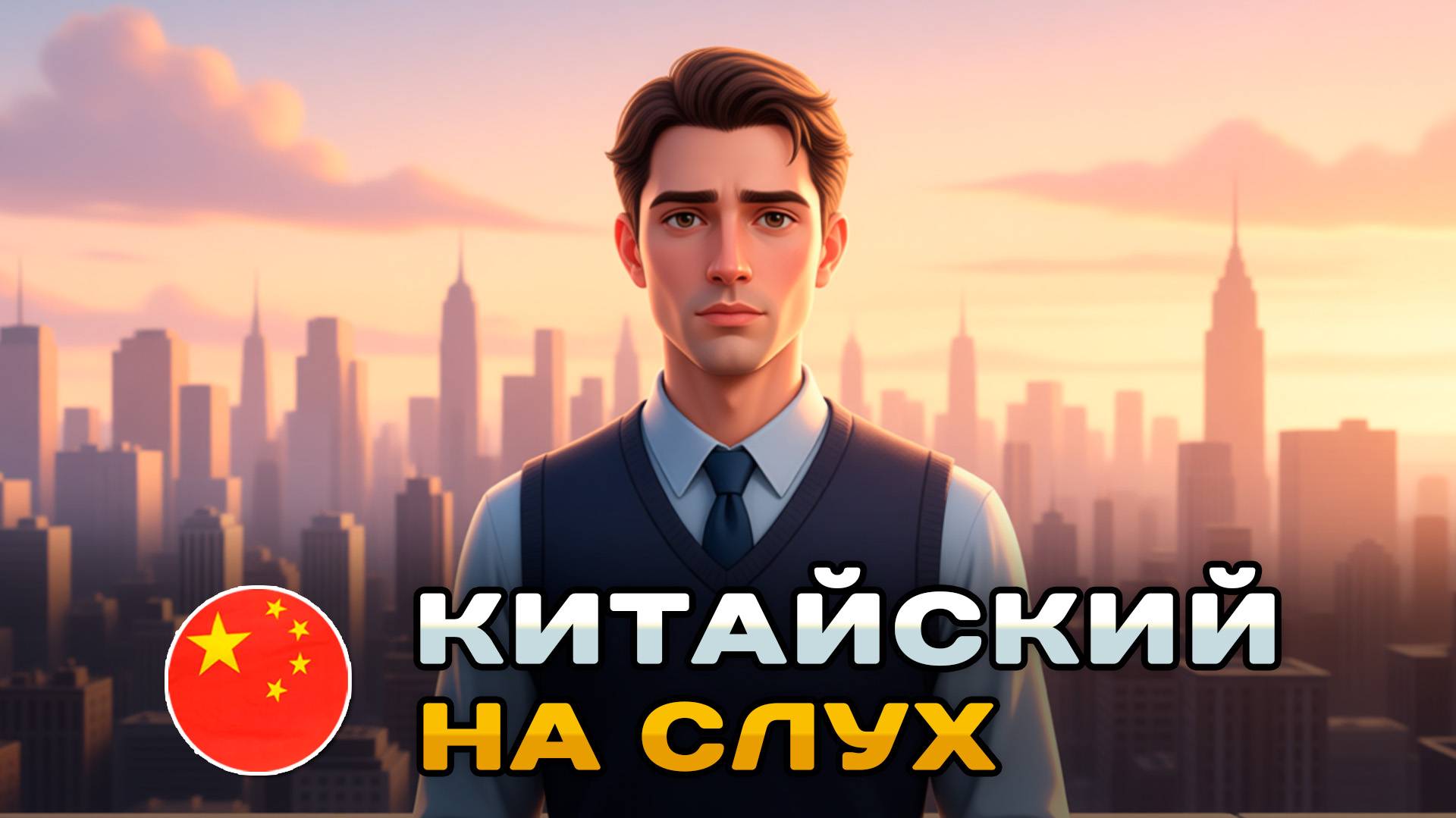 Простой рассказ на Китайском (HSK2): Обычный парень | Китайский на слух для начинающих 🎧 смотреть онлайн