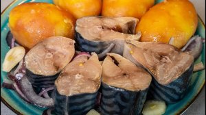 Маринованная скумбрия - пальчики оближешь!