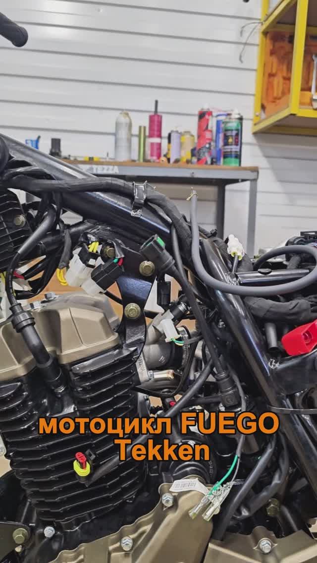 Сегодня у нас на сборке инжекторный мотоцикл FUEGO Tekken 3.0 171 EFI