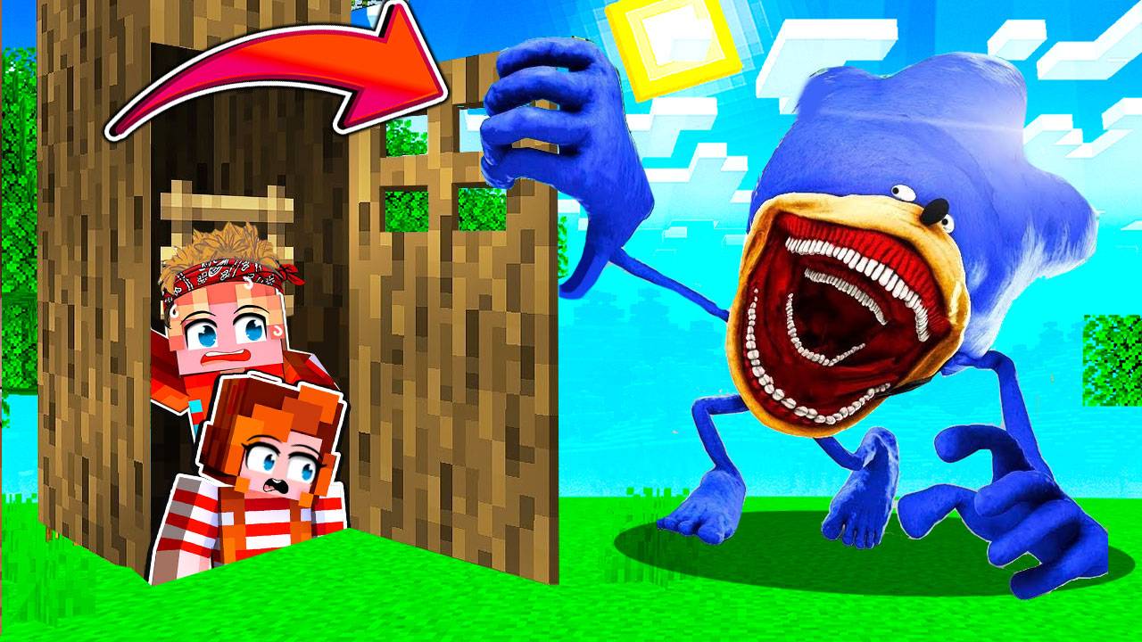 НЭНСИ И ПЧОЛА СПРЯТАЛИСЬ В ДЕРЕВЕ ОТ СОНИКА ТЕЙПС ХОРРОР В МАЙНКРАФТ смотреть онлайн