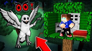 ПОСТРОИЛ ДОМ ДЛЯ СОВЫ ИЗ 99 НОЧЕЙ В ЛЕСУ В МАЙНКРАФТ