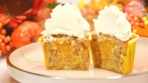 Яркая тыквенно-лимонная начинка для капкейков 🧡🍋 Освежающий тыквенный крем с лимоном без комочков!