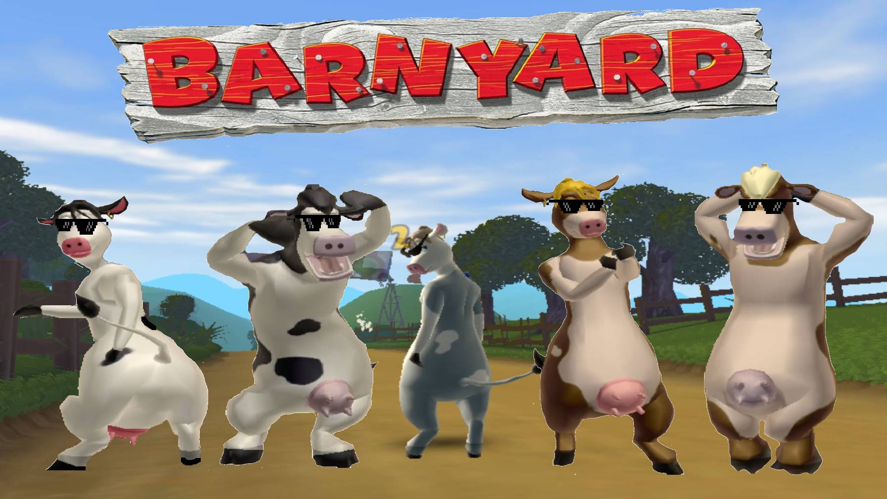 Barnyard (PC) Mini Games: Mud, Darts & Pool смотреть онлайн