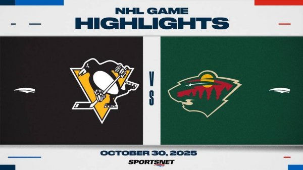 NHL Highlights Penguins vs. Wild - October 30, 2025