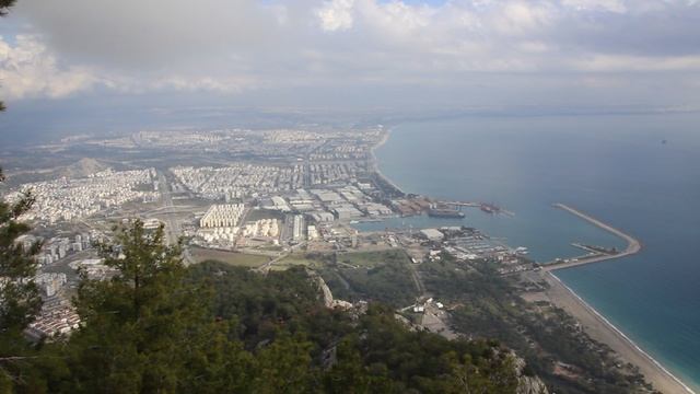 Анталья. Гора Тюнектепе с обзорной площадкой. Виды на окрестные горы, море и город Анталью!